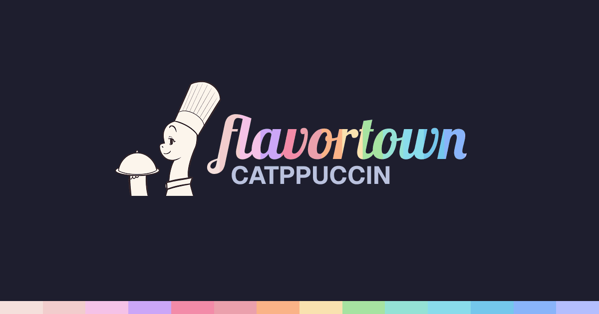 Flavortown Catppuccin project image